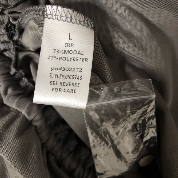 Fourteen & 9th Gray Knit Lizard Thicket Dolman Top Pant Jumpsuit - Picture 10 of 11